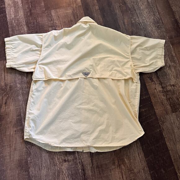COLUMBIA Men’s PFG Bahama Short Sleeve Fishing Shirt UPF 30 Vented Large - Picture 5 of 7